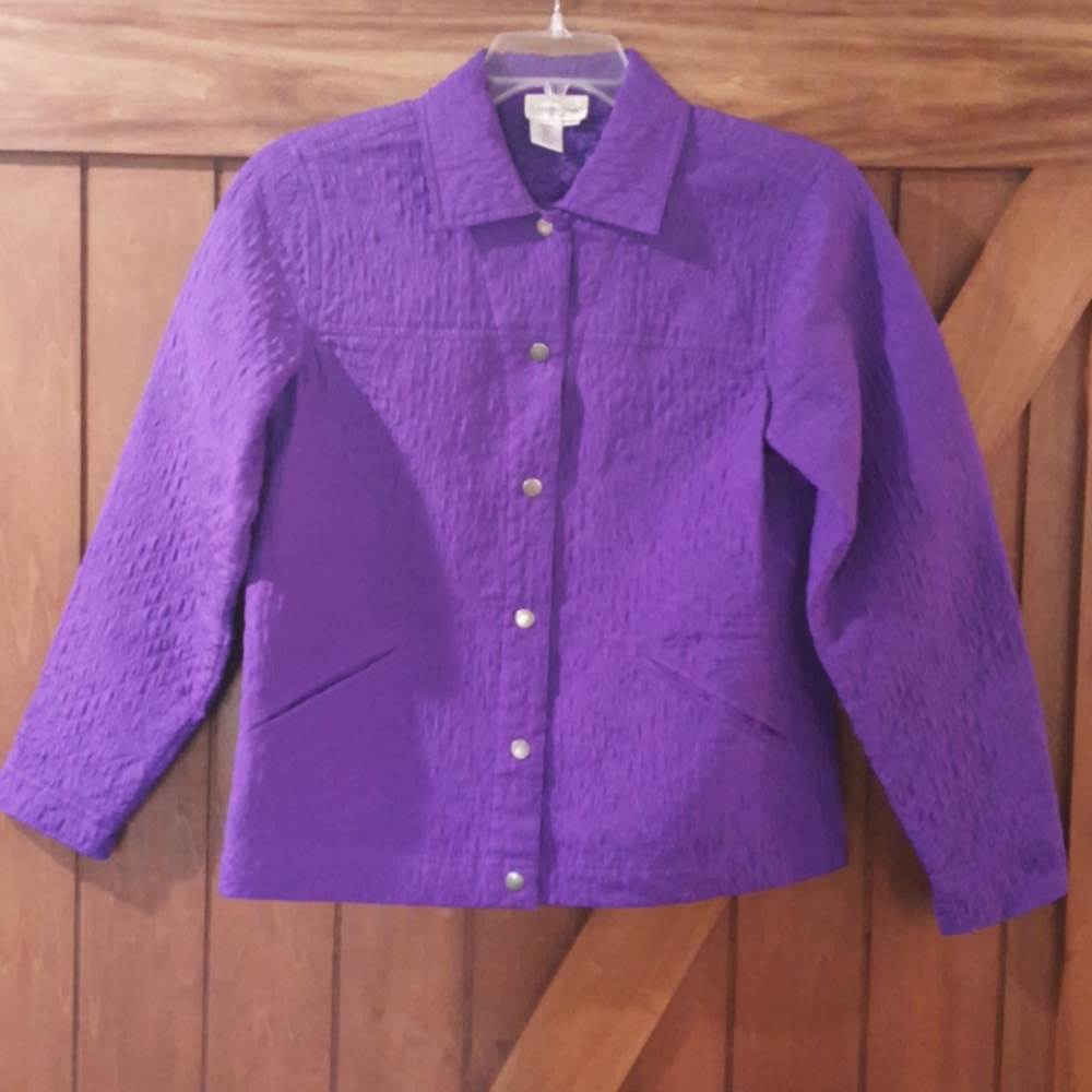 *STRIKING* Coldwater Creek Quilted Jacket …
